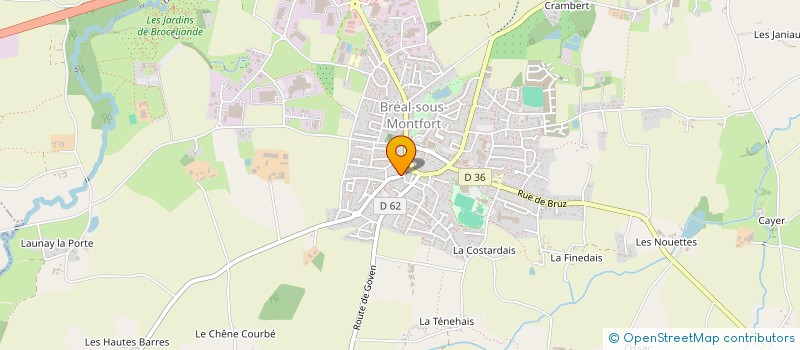 localisation de l'entreprise DAVID QUENOUILLERE  SAINT-THURIAL