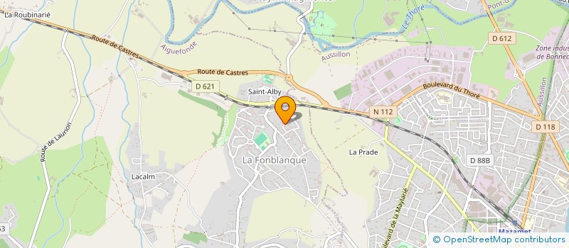 localisation de l'entreprise DAVID RASTOUIL  AIGUEFONDE