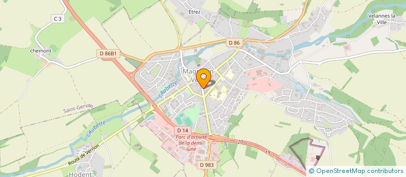 localisation de l'entreprise DAVID RENOV  MAGNY-EN-VEXIN