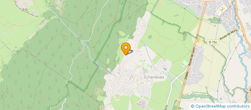localisation de l'entreprise DAVID'S HOUSE  ECHENEVEX