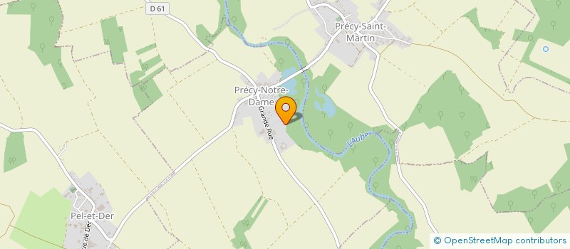 localisation de l'entreprise DAVID SAINCLAIR SARL  PRECY-NOTRE-DAME