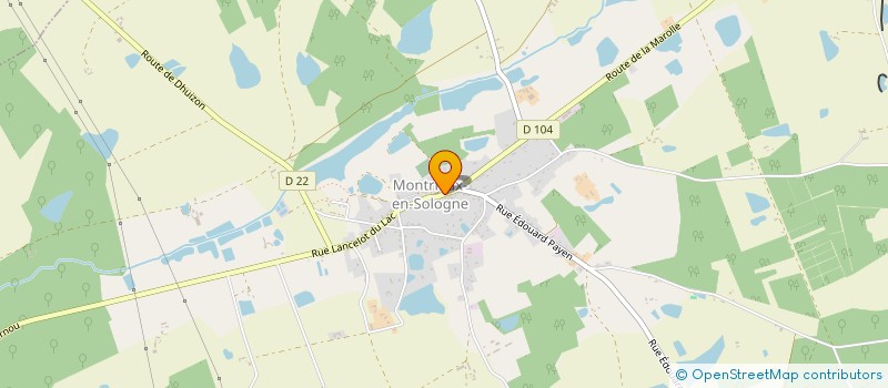 localisation de l'entreprise DAVID SCI  MONTRIEUX-EN-SOLOGNE