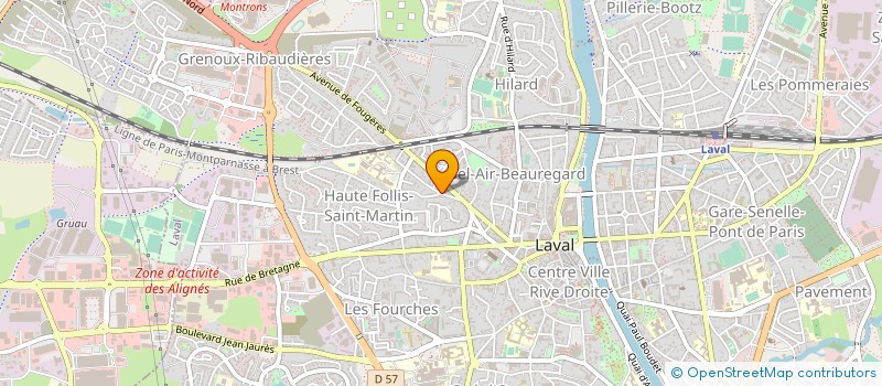 localisation de l'entreprise DAVID SPEAKER VOIX-OFF  SAINT-BERTHEVIN