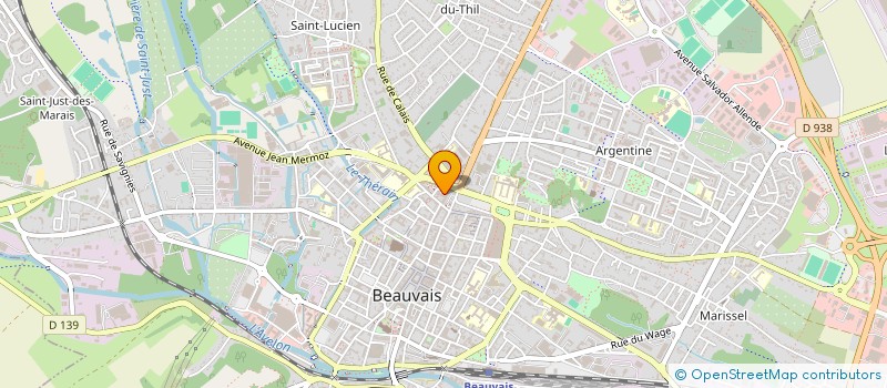 localisation de l'entreprise DAVID STEPHANE  BEAUVAIS