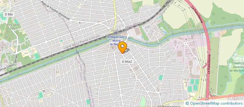 localisation de l'entreprise DAVID STORE  VILLEPARISIS