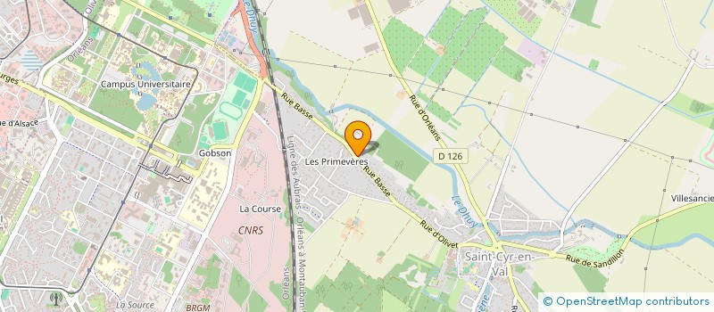 localisation de l'entreprise DAVID SURAND LE PETIT VAL à SAINT-CYR-EN-VAL