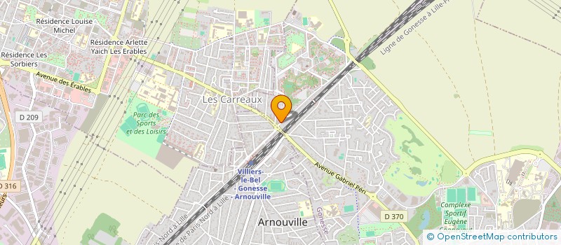 localisation de l'entreprise DAVID TAXI  GONESSE