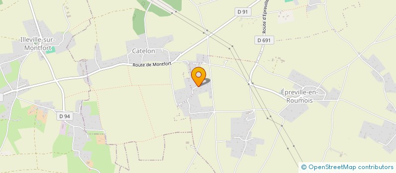 localisation de l'entreprise DAVID TEIXEIRA à FLANCOURT-CRESCY-EN-ROUMOIS