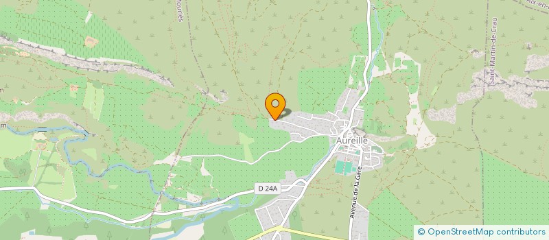 localisation de l'entreprise DAVID V  AUREILLE