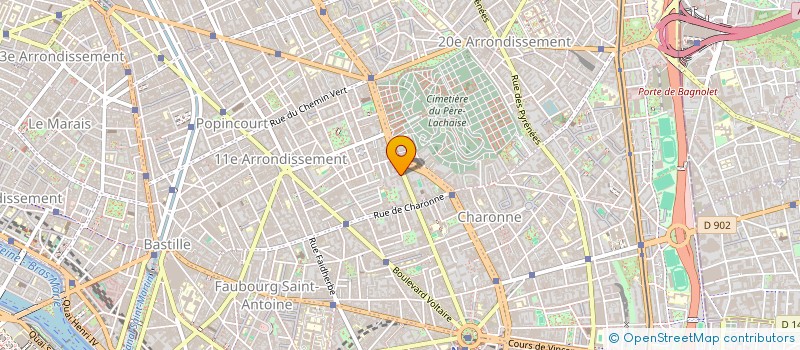 localisation de l'entreprise DAVID VAAST HOLDING  PARIS