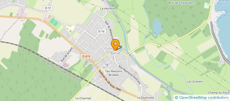 localisation de l'entreprise DAVID VANILLE à LUSIGNY-SUR-BARSE