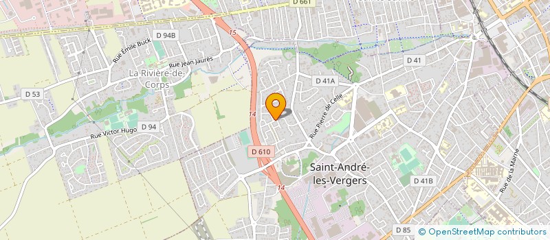 localisation de l'entreprise DAVID VEREECQUE  SAINT-ANDRE-LES-VERGERS