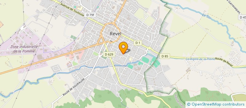 localisation de l'entreprise DAVID-VINCENT  REVEL