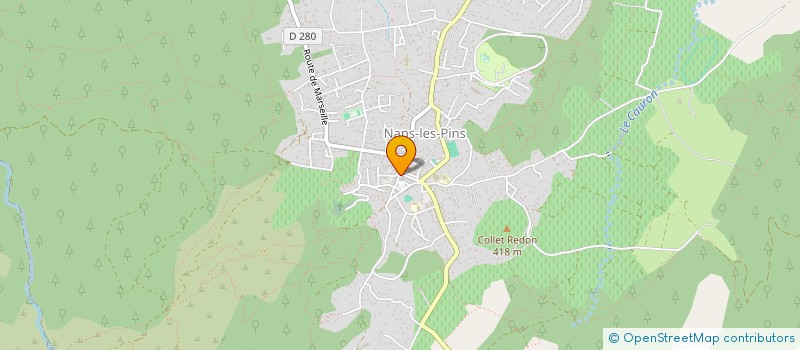 localisation de l'entreprise DAVID VINCENT  NANS-LES-PINS