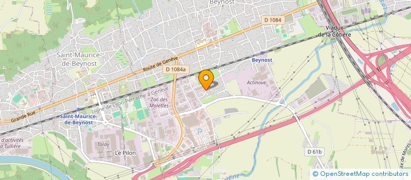 localisation de l'entreprise DAVID VTC 01  BEYNOST