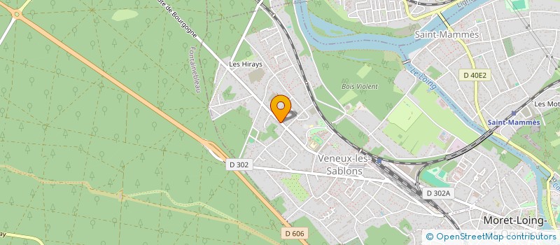 localisation de l'entreprise DAVID VTC  MORET-LOING-ET-ORVANNE