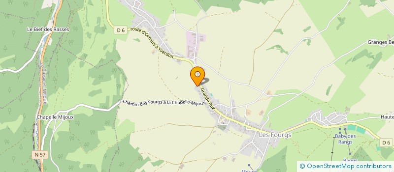 localisation de l'entreprise DAVID WARLET à GRANGES-NARBOZ