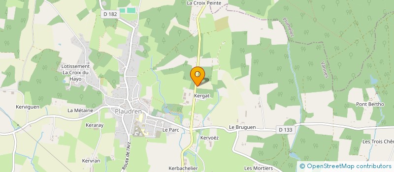 localisation de l'entreprise DAVID & YVON ENVIRONNEMENT  PLAUDREN