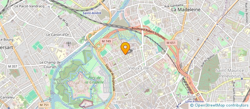 localisation de l'entreprise DAVID2 à LILLE