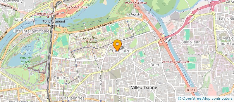 localisation de l'entreprise DAVIDALEX  VILLEURBANNE