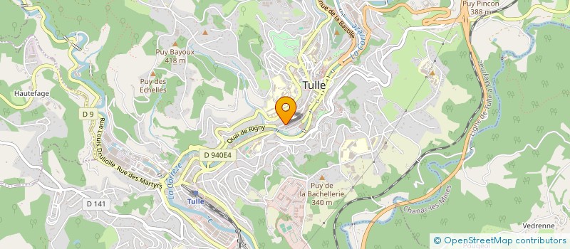 localisation de l'entreprise DAVIDAN  TULLE