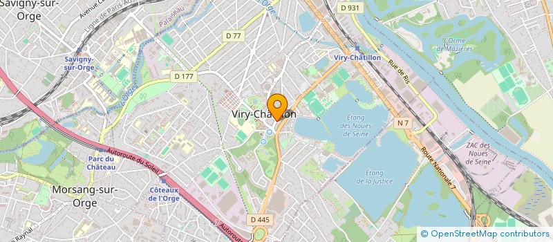 localisation de l'entreprise DAVIDART à VIRY-CHATILLON