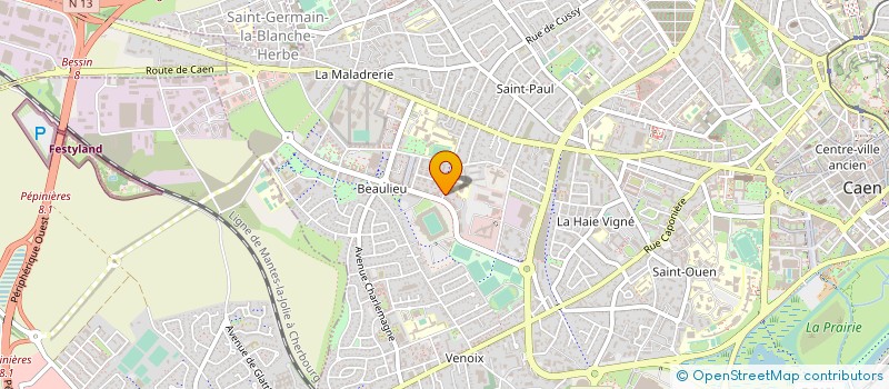 localisation de l'entreprise DAVIDECO à CAEN