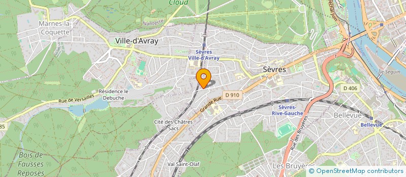 localisation de l'entreprise DAVIDELK HVAC CONSULTING à SEVRES