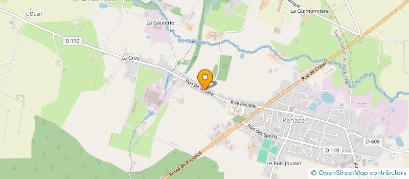 localisation de l'entreprise DAVIDHOME  RENAZE