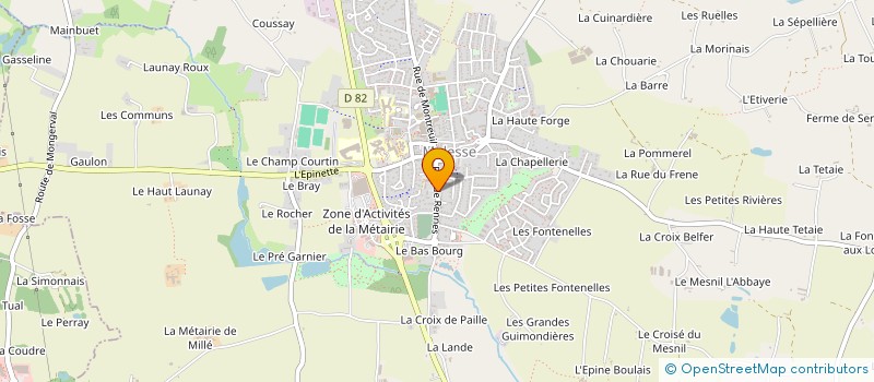 localisation de l'entreprise DAVIDHUYNH  MELESSE