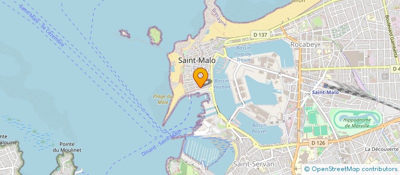localisation de l'entreprise DAVIDHUYNHTOT à SAINT-MALO
