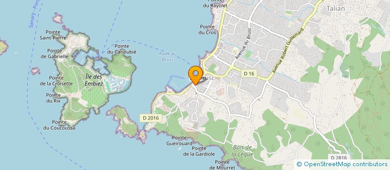 localisation de l'entreprise DAVIDILLYEVENT à SIX-FOURS-LES-PLAGES