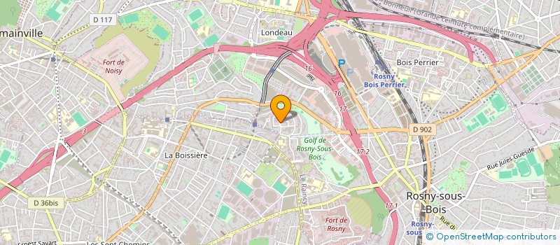 localisation de l'entreprise DAVIDKICKZ à ROSNY-SOUS-BOIS