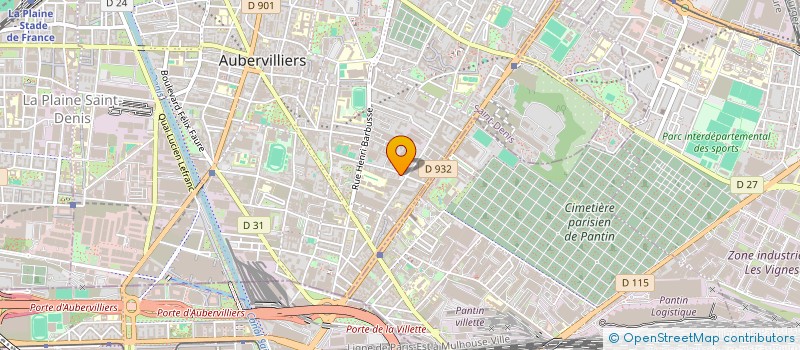 localisation de l'entreprise DAVIDO  AUBERVILLIERS