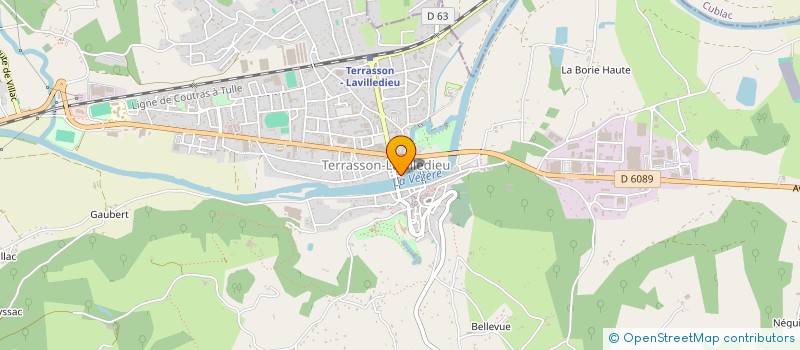 localisation de l'entreprise DAVIDO à TERRASSON-LAVILLEDIEU