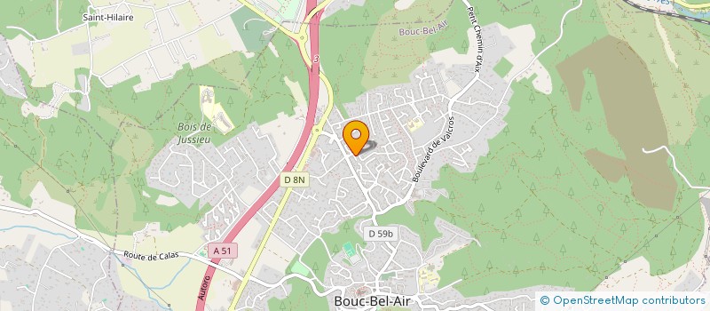 localisation de l'entreprise DAVIDOGU à BOUC-BEL-AIR