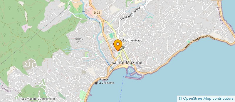 localisation de l'entreprise DAVIDONORE à SAINTE-MAXIME