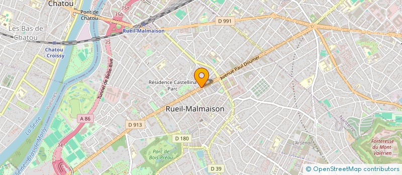 localisation de l'entreprise DAVIDSON à RUEIL-MALMAISON
