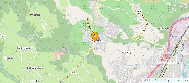 localisation de l'entreprise DAVIER  CELLIEU