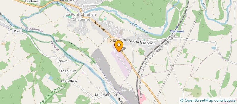 localisation de l'entreprise DAVIER SAS à LE PONT-CHRETIEN-CHABENET