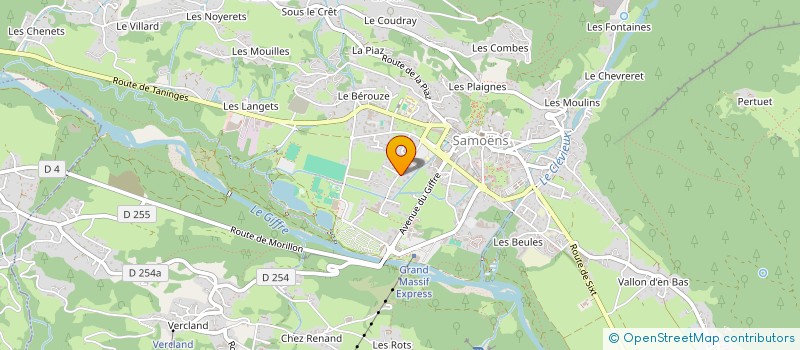 localisation de l'entreprise DAVIES BOYCE  SAMOENS