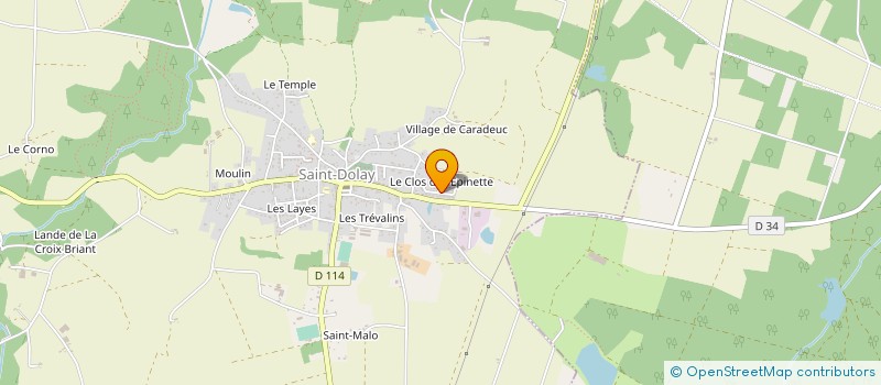 localisation de l'entreprise DAVIES CONSTRUCTIONS  SAINT-DOLAY