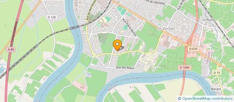 localisation de l'entreprise DAVIES ETRADE  LIBOURNE