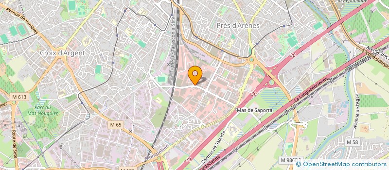 localisation de l'entreprise DAVIFLOR à MONTPELLIER