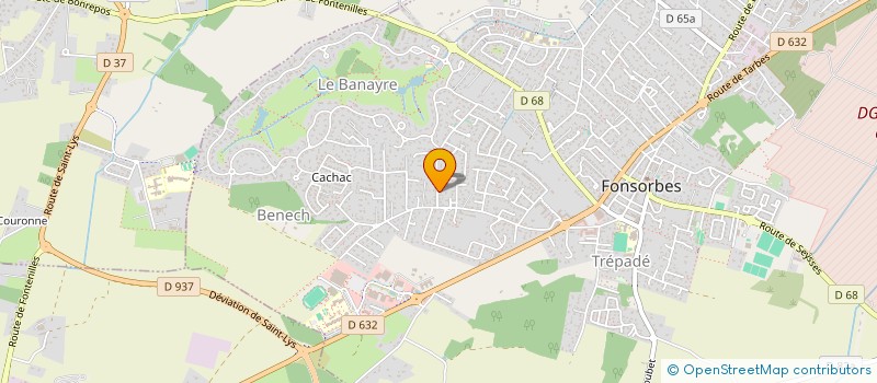 localisation de l'entreprise DAVIGNON à FONSORBES