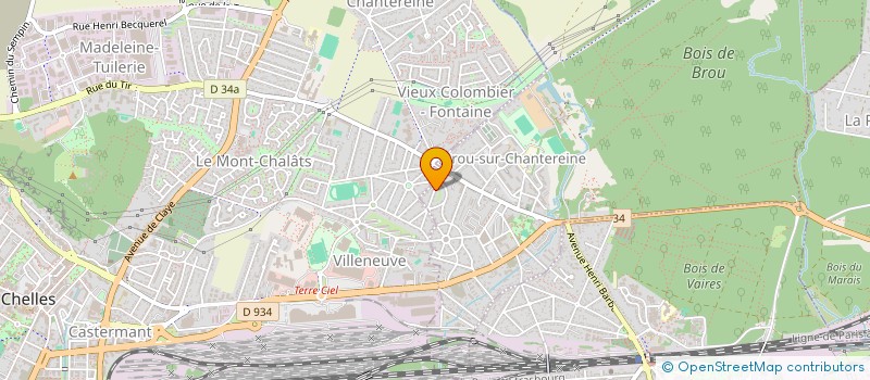 localisation de l'entreprise DAVILEC  BROU-SUR-CHANTEREINE