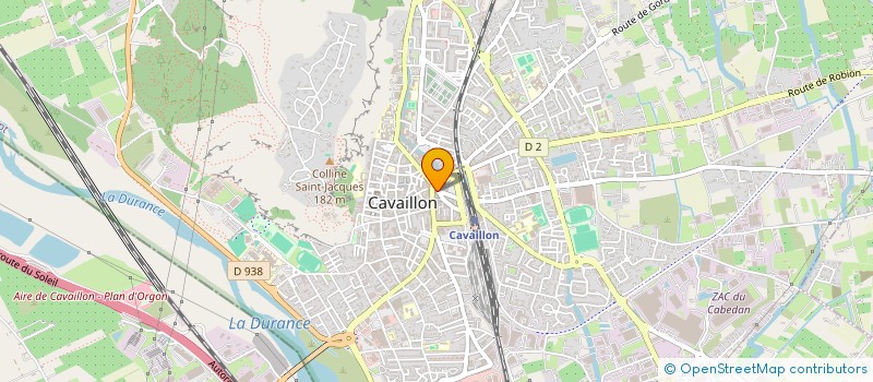 localisation de l'entreprise DAVILOU  CAVAILLON