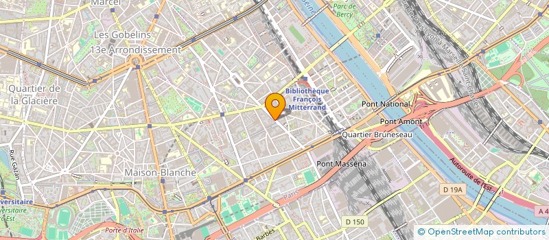 localisation de l'entreprise DAVILUX à PARIS