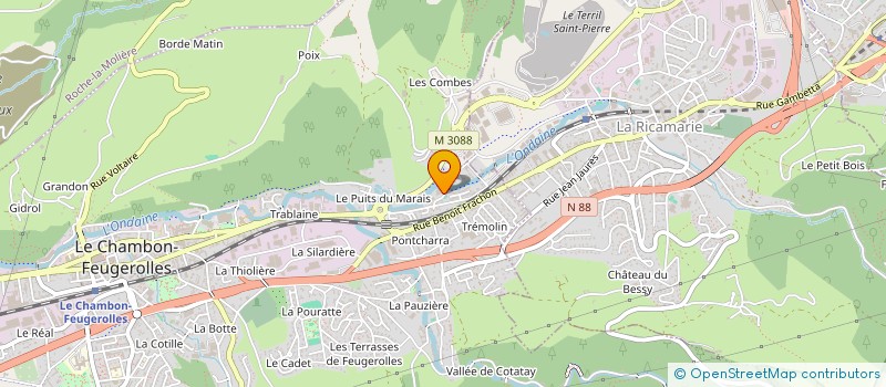 localisation de l'entreprise DAVIM  LE CHAMBON-FEUGEROLLES