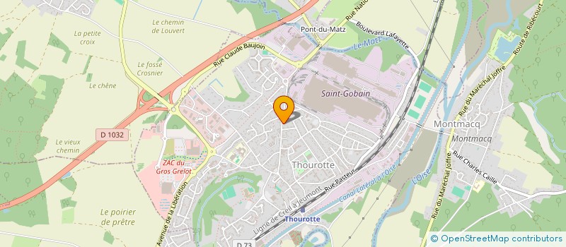 localisation de l'entreprise DAVIMA  THOUROTTE